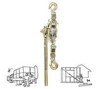 GYEQXKT Cabrestante Manual con trinquete para Cable, cabrestante portátil con Freno, Extractor de Potencia con Palanca para Remolque, fácil de Usar, Capacidad de 2T/3T/4T