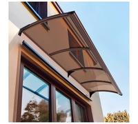 GYEQXKT Toldo de policarbonato para Puerta. Resistente al Aire Libre, con protección contra la Lluvia y los Rayos UV. Marquesina de Entrada de 90 x 120 cm (35,4 x 47 Pulgadas). Cubierta par