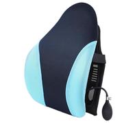 GyfZanthine Cojin Lumbar Coche para 2023 Ford Ranger Lariat Supercrew Long-axis,Curva y Altura de Soporte Ajustables,Se Ajusta a la Cintura,Tejido de Malla Transpirable,Espuma Con Memoria Suave