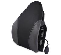 GyfZanthine Cojin Lumbar Coche para 2023 Ford Ranger Lariat Supercrew Long-axis,Curva y Altura de Soporte Ajustables,Se Ajusta a la Cintura,Tejido de Malla Transpirable,Espuma Con Memoria Suave