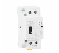 GYHC 2P 40A 63A 2NO O 2NC Contactor De CA De Carril DIN Modular Manual Para El Hogar AC220V 230V Control Manual 1 Uds Componentes electricos(2P 63A 2N0 220V)