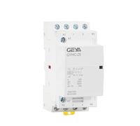 GYHC 4P 25A 220V/230V 50/60HZ Contactor Modular de CA for el hogar con carril Din 4NO o 2NO2NC o 3NO1NC o 4NC(4P 25A 4NO 220V)