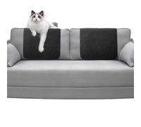 GYHH 2 Piezas Sofá Reposacabezas Cubiertas Reclinable Reposacabezas Protector Sherpa Reposacabezas Cubiertas Invierno Cálido Sofá Reposacabezas Protector (Black)
