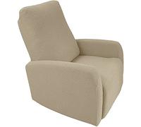 GYHH 4-Piezas Funda De Sillón Relax Elástica Completo Protector para Sillón Reclinable, para Mascotas Protectores De Muebles, Lavables A Máquina (Khaki)