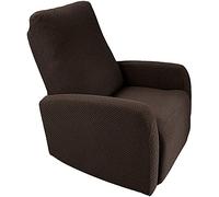 GYHH 4-Piezas Funda De Sillón Relax Elástica Completo Protector para Sillón Reclinable, para Mascotas Protectores De Muebles, Lavables A Máquina (Deep Coffee)