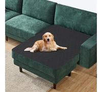 GYHH Funda para Sofá, 100% Impermeable Funda para Cama De Perro, Protector De Muebles De Arañazos Reutilizables para Niños, Perros Y Gatos (Negro,82X102in-208x259cm)