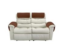 GYHH Fundas De Sofá para Brazos Antideslizantes Funda De Reposacabezas De Sofá para Silla Reclinable Fundas De Sillón Protector De Muebles con Bolsillos (Brown,2 Plaza)