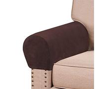 GYHH Fundas Protectores De Brazos Sofá Reposabrazos Cubierta Estiramiento Sillón Funda Protectora Elástica Oficina En Casa Reclinable Sofá Paño Lavable (Brown,2)