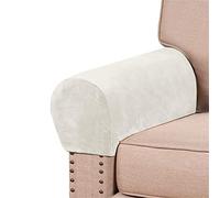GYHH Fundas Protectores De Brazos Sofá Reposabrazos Cubierta Estiramiento Sillón Funda Protectora Elástica Oficina En Casa Reclinable Sofá Paño Lavable (Ivory,4)