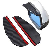 GYHRLG Cubiertas de Lluvia para Espejo Retrovisor para BYD Han E9, Espejo Retrovisor Protector de Lluvia, Carbono Espejo Lateral Protector,E9【MK1 2021+】