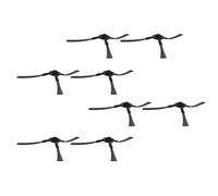 GYing Para Vileda VR 102 / VR 201 / VR 303 robot aspirador, piezas de repuesto para robot aspirador (8 cepillos laterales)