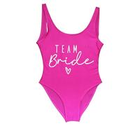 Gyios bañador Traje De Baño Dama Honor Una Sola Pieza La Novia Las Mujeres, Monokini Nupcial Cuello En U, Fiesta Soltera para Vacaciones Piscina Playa S-3xl-
