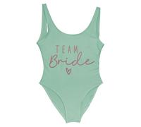Gyios bañador Traje De Baño Dama Honor Una Sola Pieza La Novia Las Mujeres, Monokini Nupcial Cuello En U, Fiesta Soltera para Vacaciones Piscina Playa S-3xl-