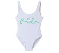 Gyios bañador Traje De Baño Dama Honor Una Sola Pieza La Novia Las Mujeres, Monokini Nupcial Cuello En U, Fiesta Soltera para Vacaciones Piscina Playa S-3xl-