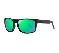 Gyios Gafas De Sol Polarizadas Cuadradas Lente del Filtro UV Lentes Integradas Lisas La Luz Templo para Conducir El Ciclismo Diario Playa Al Aire Libre-Green