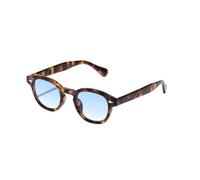 Gyios Gafas De Sol Retro Redondo Clear-Frame Lente Gradiente Pequeñas Caras Unisex Uso Diario Al Aire Libre