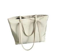 Gyios Handtasche Einfache Umhängetasche Oxford Top Griff S Frauen Große Kapazität Einkaufsstraßen Reißverschlussbeutel Für Tasche Tasche-weiss