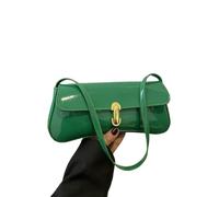 Gyios Handtasche Frauen Vintage Faux Oiled Leder Klappenlappen -schulter -unterarmtasche, Schnalle -einkaufstasche Geeignet Für Dating, Ausflug, Party, Party-grün