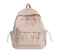 Gyios Mochila Grande Mujer Girls Teen Lovely Bows Laptop Japonesa Estudiante Casual De Grandes Capacidades Escolar Mochilas Viajes-Rosa