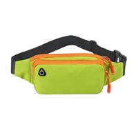 Gyios RiñOneras Hombre Bumbag Bumbags Resistentes Al Agua para Señoras Mujeres Hombres con Bolsillos De Cremallera Cintura Fanny Pack Mochila Viajes Deportes Aire Libre-Verde A