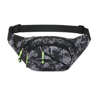 Gyios RiñOneras Hombre Pack De La Cinta Bum Bag - Largo Bumbag Moda Grande para Mujeres, Bolsas Cintura Ajustable Correr Senderismo-Negro