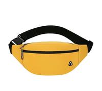 Gyios RiñOneras Hombre Packle Fanny Pack para Mujeres, Bolsas De Bum Impermeables Que Corren Paquetes Cintura Senderismo con Cinturón Ajustable Viajes Deportivos Al Aire Libre-Amarillo