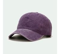 Gyios Sombrero de Pescador Gorra Béisbol Algodón Lavada Hombres Mujeres Casual Ajustable Al Aire Libre Camionero Snapback Calle Verano-púrpura-Ajustable