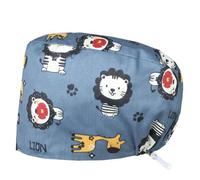 Gyios Sombrero de Pescador Gorra Quirúrgica Trabajo Respirable Impresión Conejo Afortunado Limpieza Salón Belleza Enfermería Dental Médica Ajustable para Mujeres-k826-un Tamaño