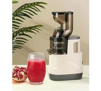 GYKOZY Exprimidor eléctrico doméstico, exprimidor Multifuncional de separación de heces de Jugo pequeño Exprimidor Lento de Gran diámetro Exprimidor Puro Eficiencia (White)