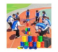 GYKOZY Juegos de construcción de Equipos con Bloques, Actividades grupales al Aire Libre, Juegos de competición Divertidos, Que fomentan la comunicación amistosa. (Mixed Color 10pcs)