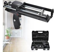 GYKOZY Pistola eléctrica inalámbrica para calafateo, aplicador de sellador Adhesivo a batería con Cargador rápido; Incluye 2 baterías para un llenado y Sellado eficientes (2xBattery)