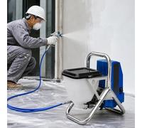 GYKOZY Pulverizador de Pintura sin Aire Power Airless Paint Sprayer, máquina pulverizadora eléctrica de Alta presión, caudal de 2 L/min para Pintar Casas rápidamente, Motor de presión Ajustable