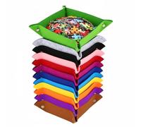 Gykutix 12 Piezas Clasificadora de Rompecabezas Cuencos Fieltro apilable Rompecabezas clasificadores Bandejas para hasta 1000 Bandeja de clasificación portátil Tablero de Dados (12 Colores)