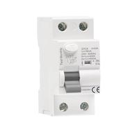 GYL9 A Tipo RCCB 2P Disyuntor De Corriente Residual 40A 63A 30mA 100mA 300mA Carril DIN AC230V 400V 50/60Hz Interruptor Panel Distribución Eléctrica(2P 40A,100mA)