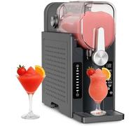 GYLFZDQ Máquina de Bebidas congeladas de 1,6 l con 6 programas preestablecidos para Margaritas, frappés, Batidos y más, Color Negro Black,1600ML