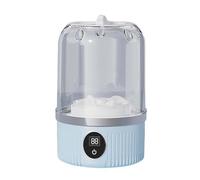 GYLFZDQ Mini Lavadora portátil: Lavadora de Ropa Interior con Carga inalámbrica y batería de 3000 mAh para Sujetadores, Calcetines, Viajes, Camping y autocaravanas. Blue,1L