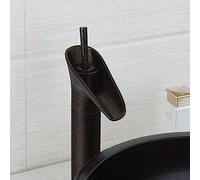 GYLHBQEGB Grifos de Cocina Grifo V-intage Novedad Bronce Romano Copa de Vino Arte Decoración de baño Recipiente de Agua Cascada Baño Lavabo Grifo Fregadero Grifo Mezclador, Grifos de Cocina