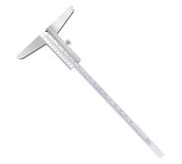 GYLXL Calibradores de cuadrante Calibre Profundidad Altura Herramienta medición Carpintería Calibrador Vernier Acero Inoxidable pequeño,0227