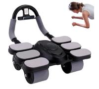 Gym ABS Roller, Abdominal Roller Wheel, 11.34x7.68x4.53 Inches, Ab Training Equipment for Back, Belly, Buttocks, Legs, Home Workout Fitness Machine for Core Strengthening