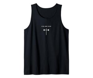 Gym And Faith Cross - Entrenamiento minimalista de Jesús cristiano Camiseta sin Mangas