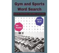 Gym and Sports Word Search Puzzle Book: Word Search Puzzles with Easy to Read Print about Sports, Gym, Fitness, Physical Education and Gym Goers | 6 x ... | Gift for Vacations, Holidays and Free Time