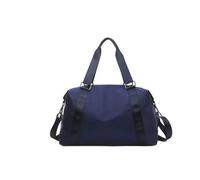 Gym Bag Bolsa de Gimnasio Plegable, Bolsa Fitness Impermeable, Bandolera, Bolsas portátiles, Entrenamiento Deportivo for Viajes al Aire Libre, Deportiva(S Blue)