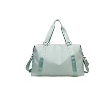 Gym Bag Bolsa de Gimnasio Plegable, Bolsa Fitness Impermeable, Bandolera, Bolsas portátiles, Entrenamiento Deportivo for Viajes al Aire Libre, Deportiva(S Green)