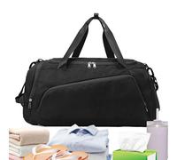 Gym Bag, Fitness Bag with Shoe Compartment, Oxford Cloth Waterproof Travel Backpack for Yoga, Basketball, Football, Swimming, Dormitory Students, and Business Trips, 57x28x28x18x112cm