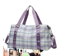 Gym Bag, Impermeable Weekender Duffel, 19,29 x 7,48 x 11,02 in, Capacidad Travel Tote, Dry & Wet Separation, Lightweight Carry Organizer for Sports, Fitness, Overnight (Multi), Lavanda., Se référer