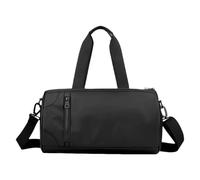 Gym Bag, Large Capacity Women's Water-Resistant, 15.35x8.66x8.66 Inches Carry Pouch with Wet Pocket, Multipurpose Travel for Sports, Shoulder Bag Workout Accessories, Negro , Consulte la descripción