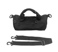 Gym Bag, Large Capacity Workout Shoulder Barrel Purse 11,02 x 5,91 pulgadas, Adjustable Strap Storage Carrier for Dance, Yoga, Swimming, Hiking, Travel, and School, Travel-Friendly, Negro , Se