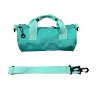 Gym Bag, Shoulder Barrel Purse, 11,02 x 5,91 Pulgadas, Large Capacity Workout Carrier, Adjustable Strap and Stylish, Ideal para Hiking, Baile, School, Daily Use, Black/Blue/Red/Amarillo, Cian, Se