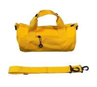 Gym Bag, Shoulder Barrel Purse, 11,02 x 5,91 pulgadas, Large Capacity Workout Carrier, Adjustable Strap and Stylish, Ideal para Hiking, Baile, School, Daily Use, Black/Blue/Red/Amarillo, amarillo, Se