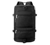 Gym Bag, Sports Duffel Bag, Dry Wet Separated Bag, Gym Duffel Bag with Shoe Compartment, Unisex Gym Bag, Workout Duffel Bag, Travel Sports Bag, Gym Tote, Multi-Purpose Gym Bag, Negro , Se référer au